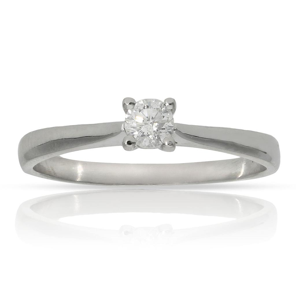 SORTIJA ORO BLANCO 18KL DIAMANTE