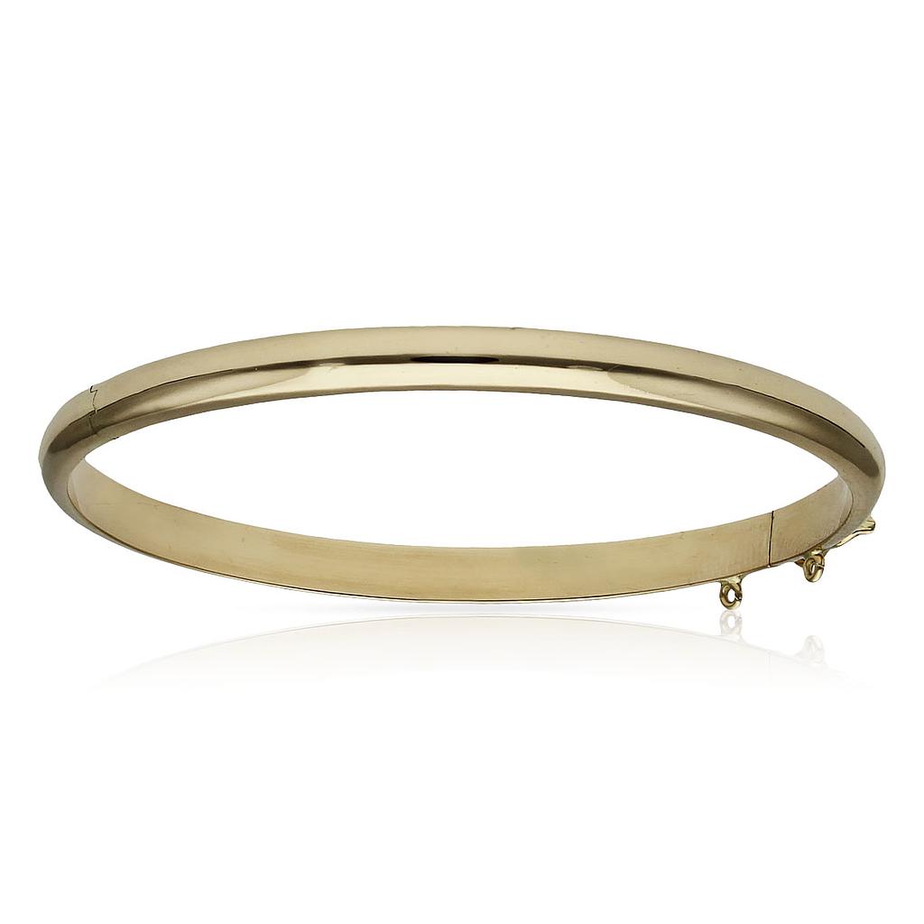 Caña oro 18 kt lisa - 5mm