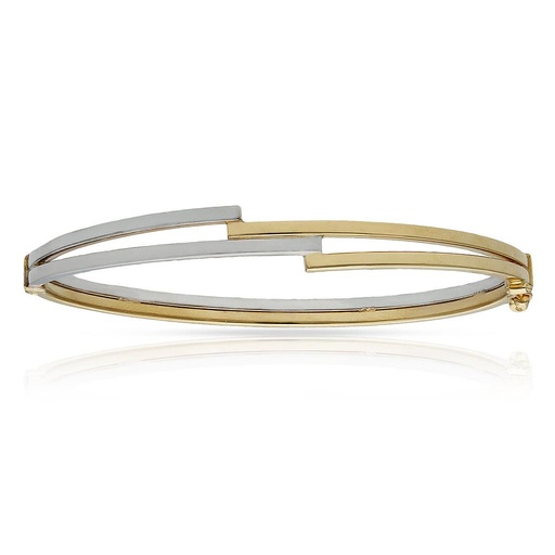 [PU1279] Brazalete oro 18 kt bicolor
