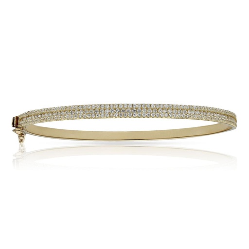[PU1011] Brazalete oro 18 kt circonitas