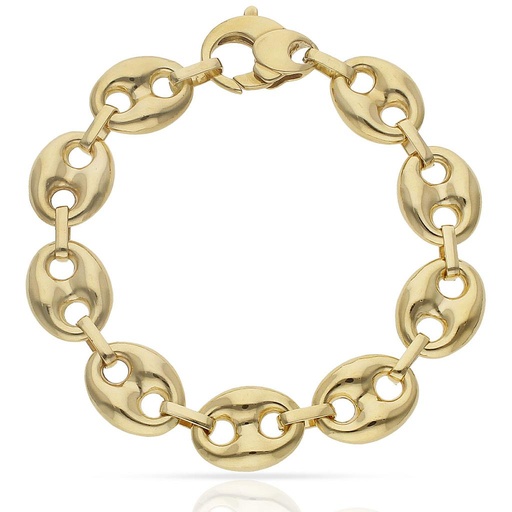 [PU693] Pulsera oro 18 kt hueca calabrote