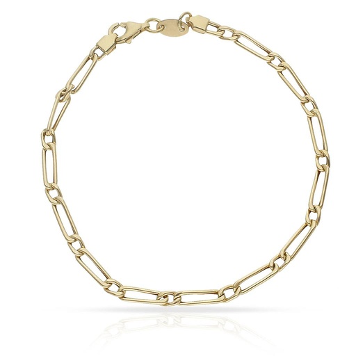 [PU709] Pulsera oro 18 kt hueca 1x1
