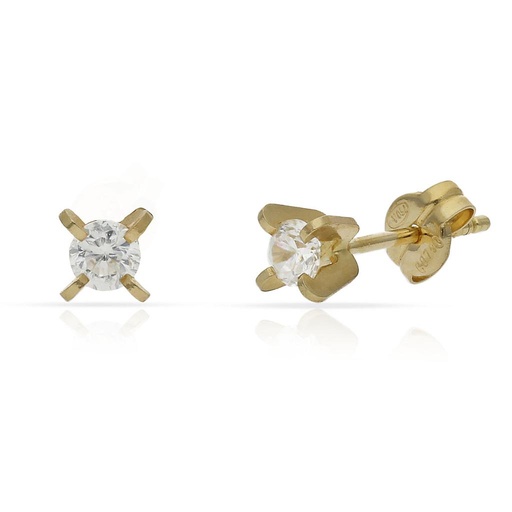 [P6149] PENDIENTES ORO 18KL - 4MM