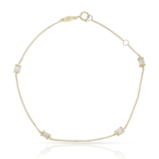 [PU1415] Pulsera oro 18 kt circonitas
