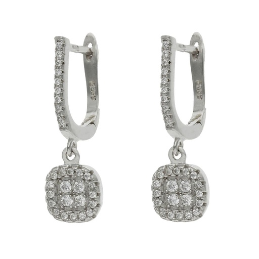 [AG1653] PENDIENTES PLATA 925MM - 8x24MM CIRCONITAS