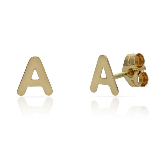 [P996] PENDIENTES ORO 18KL INICIALES