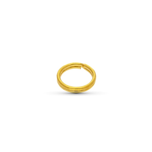 [P0154] 18K FORNITURA DE ORO AMARILLO DE LLAVERILLO. 7 MM