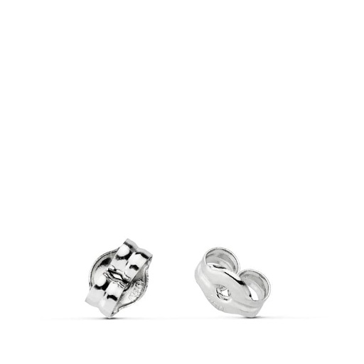 [P0212] 18K FORNITURA PRESION ORO BLANCO