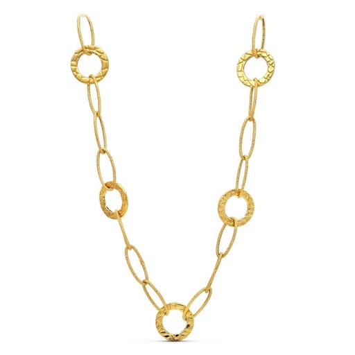 [P03000010] 18K GARGANTILLA ORO AMARILLO ESLABONES
