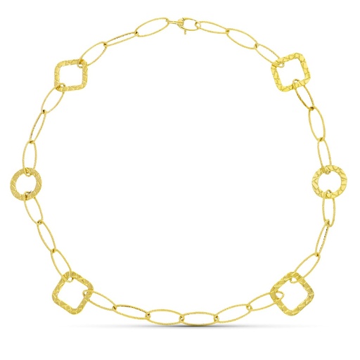 [P03000012] 18K GARGANTILLA ORO AMARILLO ESLABONES