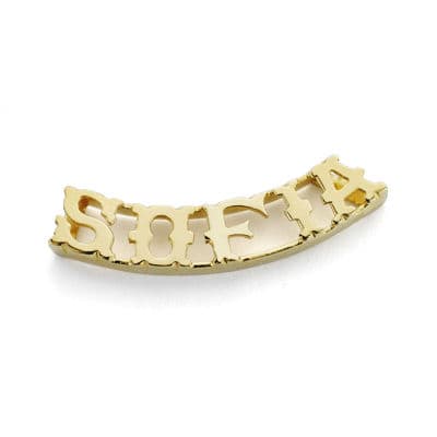 [P0528-5] 18K COLGANTE NOMBRE PERSONALIZADO 5 LETRAS