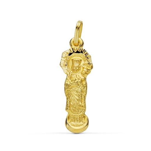 [P07000196] 18K SILUETA VIRGEN DE LA ALMUDENA 28X9 MM