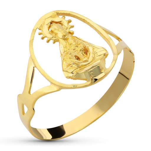 [P07000198] 18K SORTIJA ORO AMARILLO VIRGEN TISCAR