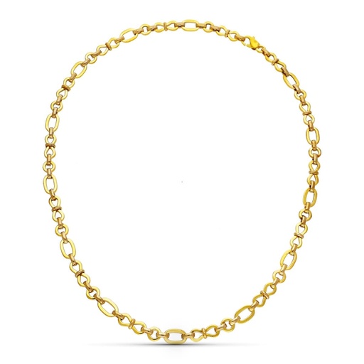 [P07000251] 18K GARGANTILLA ORO AMARILLO ESLABONES 45 CM