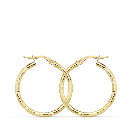 [P07000783] 18K AROS HUECOS DIBUJO 24X2 MM
