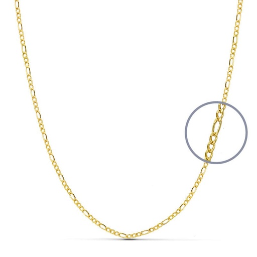 [P07003045] 18K CADENA ORO AMARILLO CARTIER 45 CM HUECA 1.5 MM