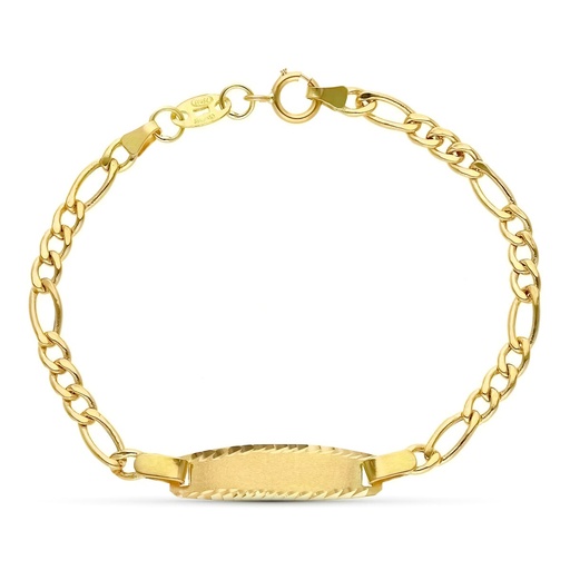 [P08000118] 18K ESCLAVA ORO AMARILLO CARTIER 3X1. 13.5CM