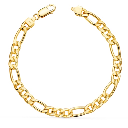 [P08000921] 18K PULSERA ORO AMARILLO CARTIER 3X1 ANCHO: 6.5 MM LARGO: 21 CM