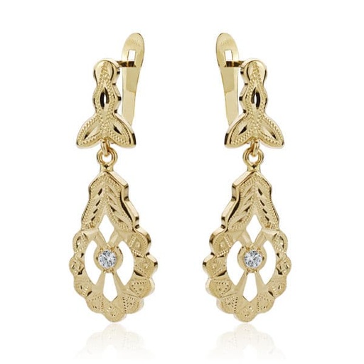 [P10160] 18K PENDIENTES CUBANAS 30 MM
