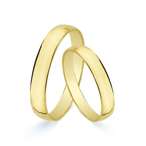 [P11000000] 18K ALIANZA ORO AMARILLO LISA 3 MM