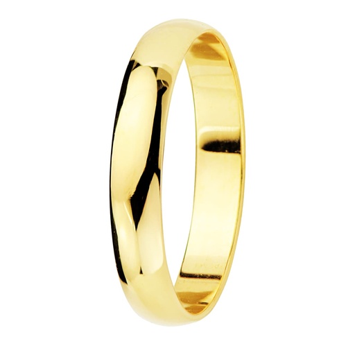 [P11000001] 18K ALIANZA ORO AMARILLO LISA BRILLO 3.5 MM