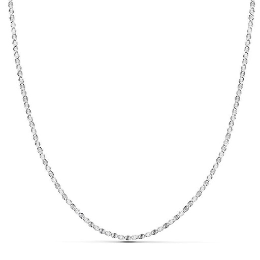 [P12001640] 18K CADENA MACIZA DIAMANTADA 40CM 1.5 MM