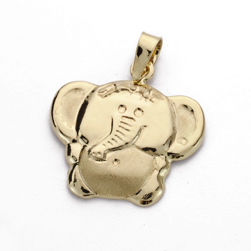 [P13016] 18K COLGANTE ELEFANTE. 19X19 MM