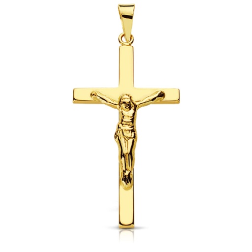 [P13234] 18K CRUZ CON CRISTO. 31X16 MM
