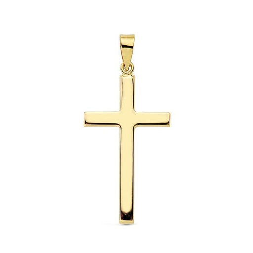 [P13518] 18K CRUZ LISA PALO RECTANGULAR. 27X15 MM