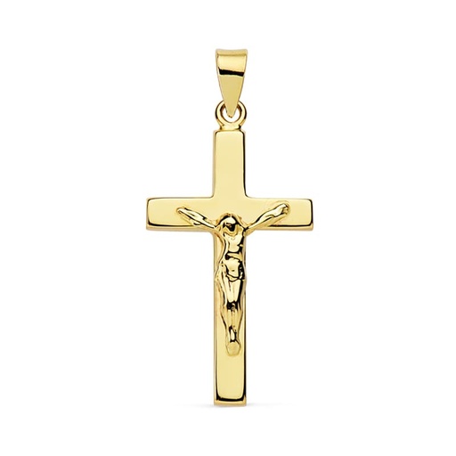 [P13520] 18K CRUZ CRISTO. 23X12 MM