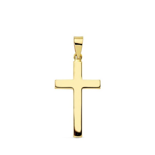 [P13645] 18K CRUZ LISA PALO RECTANGULAR. 23X12 MM