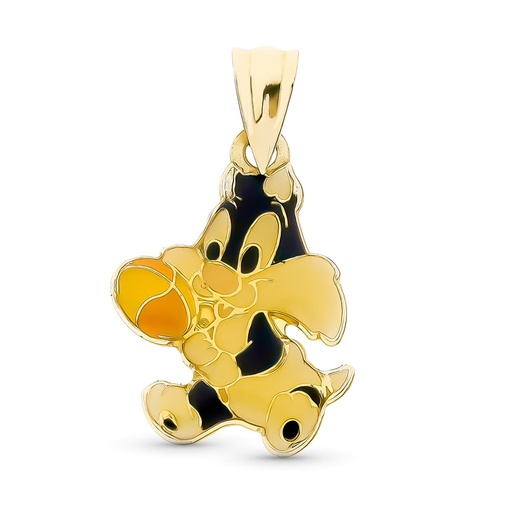 [P13726] 18K COLGANTE ORO AMARILLO SILVESTRE. 20X15 MM