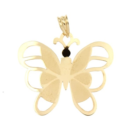 [P13903] 18K COLGANTE LASER MARIPOSA