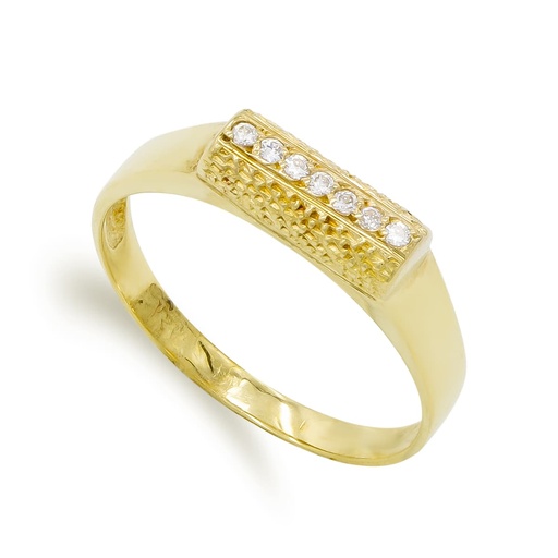 [P14365-OA] 18K SORTIJA ORO AMARILLO CIRCONITAS