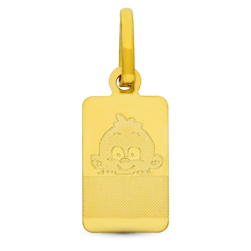 [P16072] 18K CHAPA ORO AMARILLO BEBE 16X8 MM