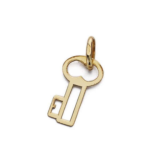 [P16133] 18K COLGANTE LLAVE 27X7 MM