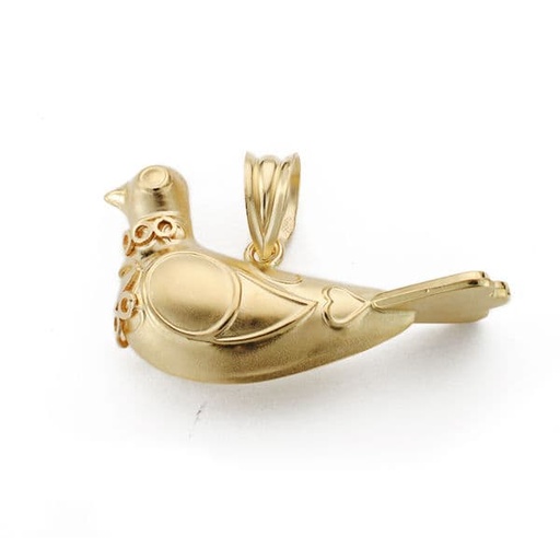 [P16648] 18K COLGANTE PALOMA MELILLA 28X16 MM