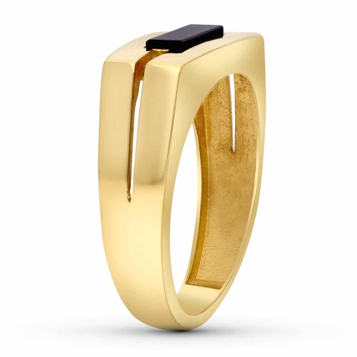 [P16685] 18K CRUZ ORO AMARILLO LISA TUBO HUECO 2.5 MM 16X11 MM