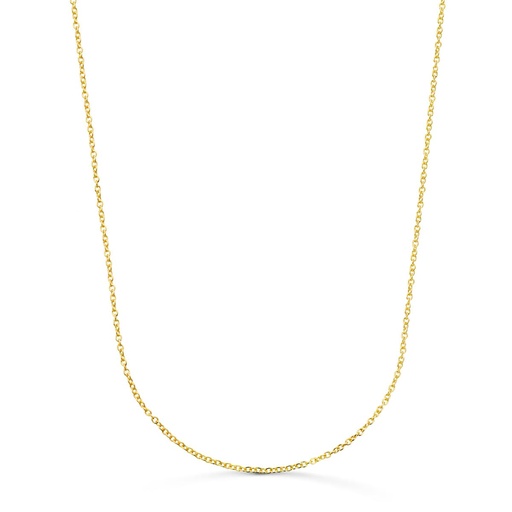 [P18006340] 18K CADENA ORO AMARILLO FORZADA MACIZA ANCHO: 1.2MM LARGO: 40CM