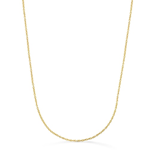[P18006345] 18K CADENA ORO AMARILLO ROLO MACIZA ANCHO: 1.2MM LARGO: 45CM