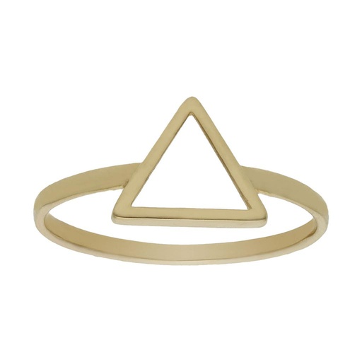 [S1377] SORTIJA ORO 18KL TRIANGULO