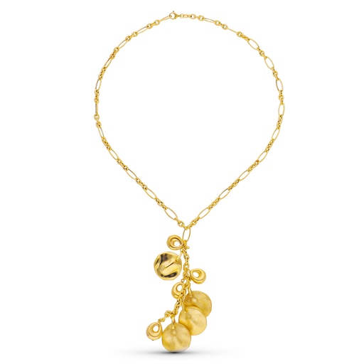 [P19000084] 18K GARGANTILLA ORO AMARILLO COLGANTE