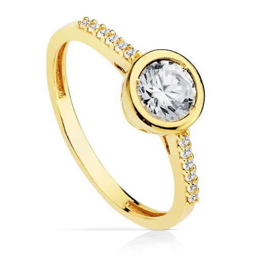 [P19463-OA] 18K SOLITARIO SEÑORA ORO AMARILLO 5.5 MM