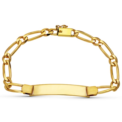 [P20000001] 18K ESCLAVA CABALLERO ORO AMARILLO