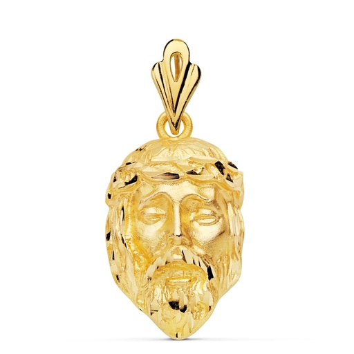 [P20000028] 18K CABEZA DE CRISTO 25X17 MM