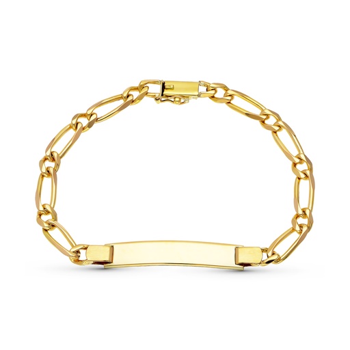 [P20000244] 18K ESCLAVA ORO AMARILLO MACIZA 20 CM 5 MM