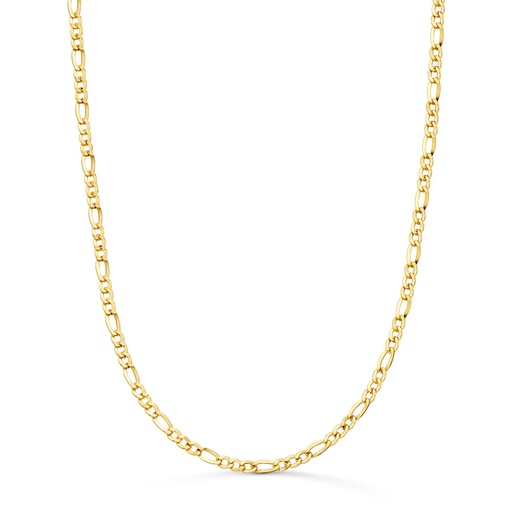 [P20007360] 18K CADENA ORO AMARILLO CARTIER HUECA ESLABON PLANO ANCHO: 2.2MM LARGO: 60CM