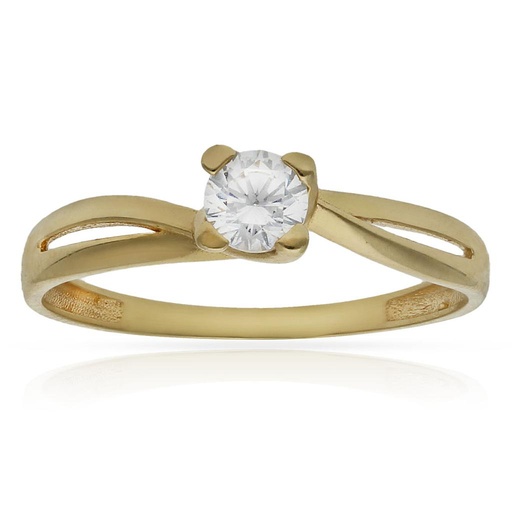 [S1348] SORTIJA ORO 18KL CIRCONITA