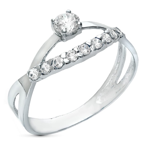 [P20404-2] 18K SORTIJA ORO BLANCO