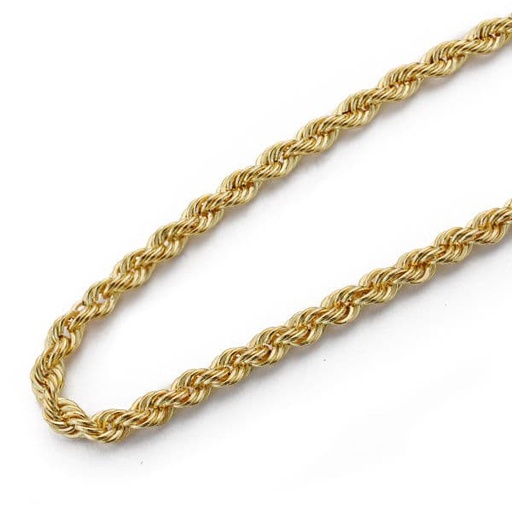 [P22001760] 18K CORDON SALOMONICO 60CM NORMAL 3.5 MM